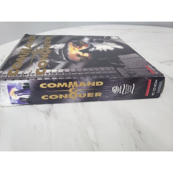 EMPTY BOX Command & and Conquer Big Box PC Game 1995 EMPTY BOX ONLY - Picture 4 of 7